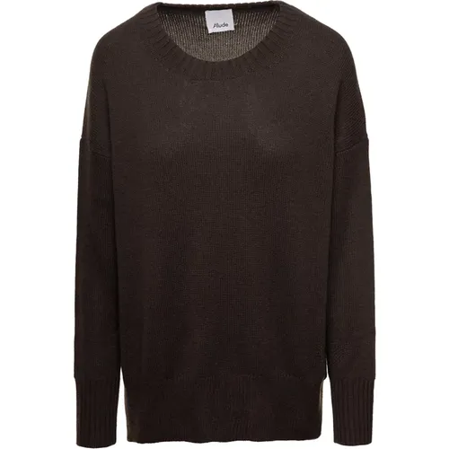 Knitwear > Round-neck Knitwear - - allude - Modalova