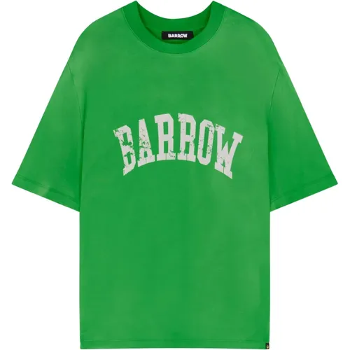 Barrow - Tops > T-Shirts - Green - Barrow - Modalova