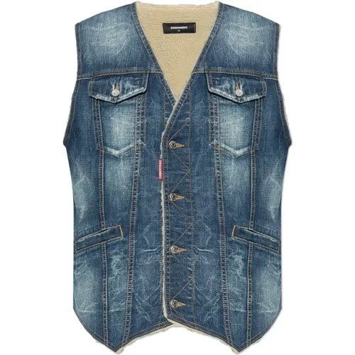 Jackets > Vests - - Dsquared2 - Modalova