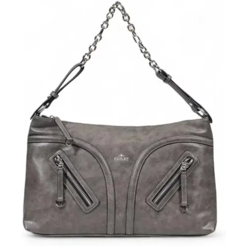 Replay - Bags > Handbags - Gray - Replay - Modalova