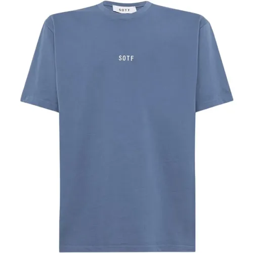 Sotf - Tops > T-Shirts - Blue - Sotf - Modalova