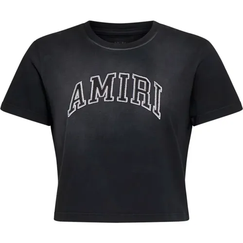 Amiri - Tops > T-Shirts - Black - Amiri - Modalova