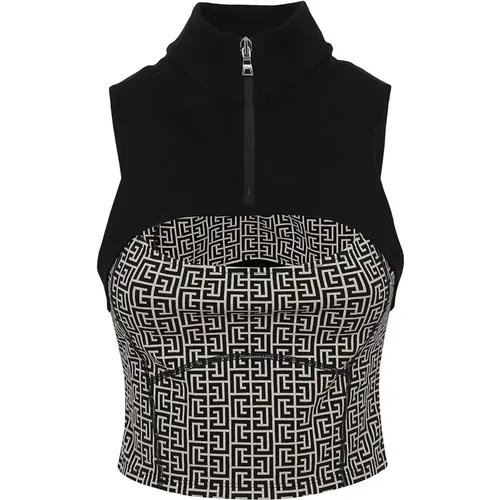 Tops > Sleeveless Tops - - Balmain - Modalova