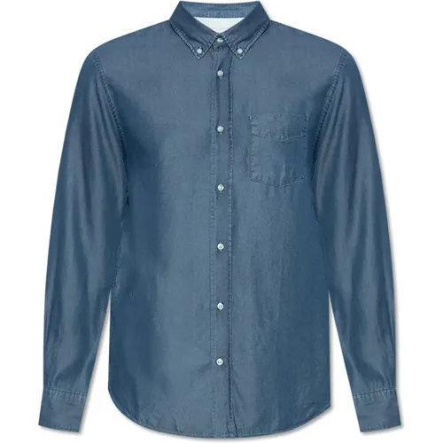 Shirts > Denim Shirts - - Officine Générale - Modalova