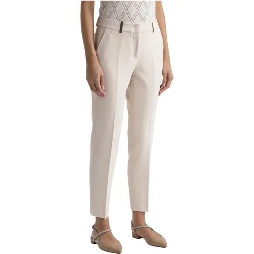 Trousers > Slim-fit Trousers - - PESERICO - Modalova