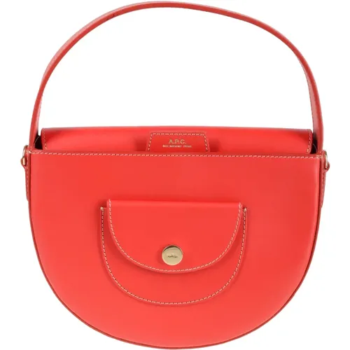 A.p.c. - Bags > Handbags - Red - A.p.c. - Modalova