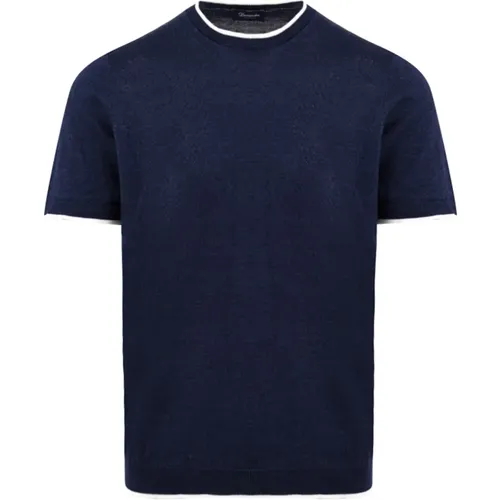 Drumohr - Tops > T-Shirts - Blue - Drumohr - Modalova