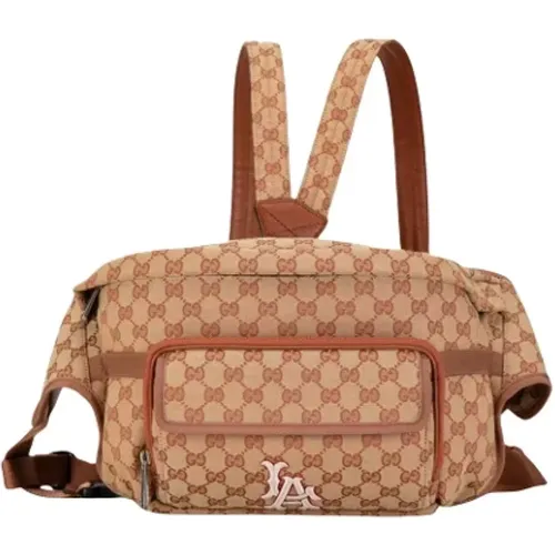 Pre-owned > Pre-owned Bags > Pre-owned Backpacks - - Gucci Vintage - Modalova