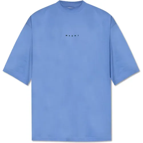 Marni - Tops > T-Shirts - Blue - Marni - Modalova