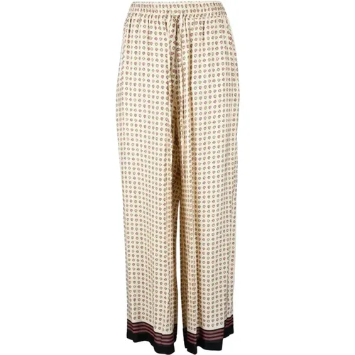 Trousers > Wide Trousers - - Semicouture - Modalova