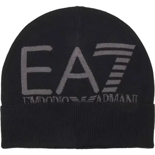 Accessories > Hats > Beanies - - Emporio Armani EA7 - Modalova