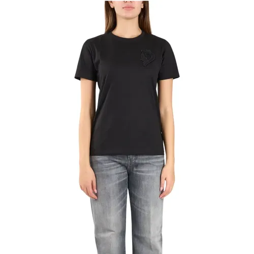 Dondup - Tops > T-Shirts - Black - Dondup - Modalova