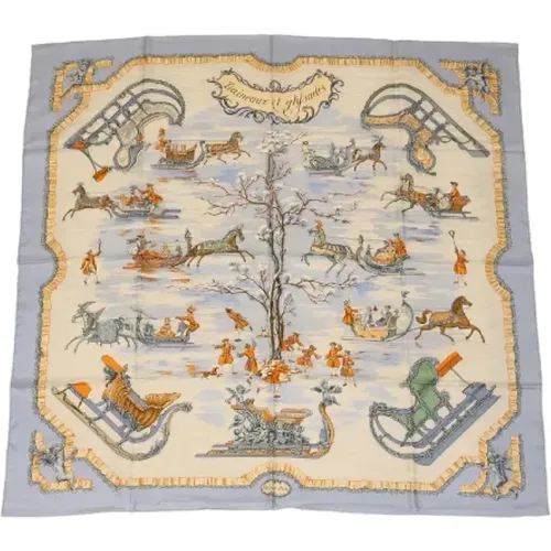 Pre-owned > Pre-owned Accessories > Pre-owned Scarves - - Hermès Vintage - Modalova