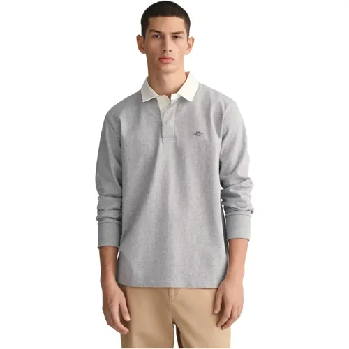 Gant - Tops > Polo Shirts - Gray - Gant - Modalova