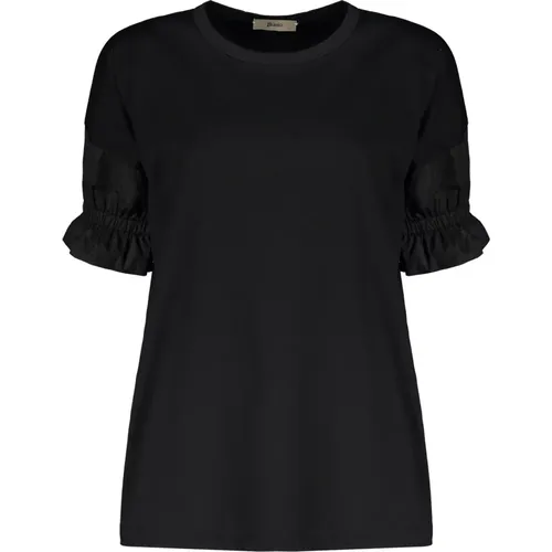 Herno - Tops > T-Shirts - Black - Herno - Modalova