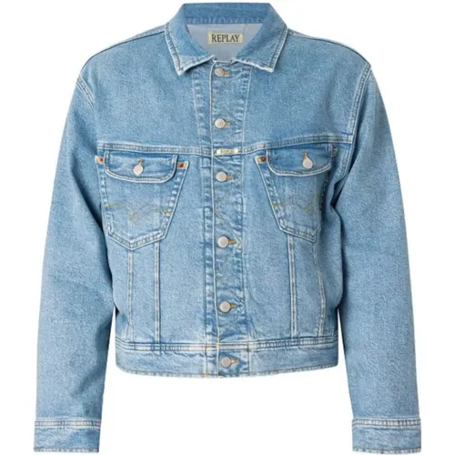 Jackets > Denim Jackets - - Replay - Modalova