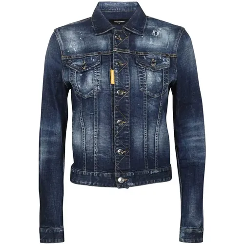 Jackets > Denim Jackets - - Dsquared2 - Modalova