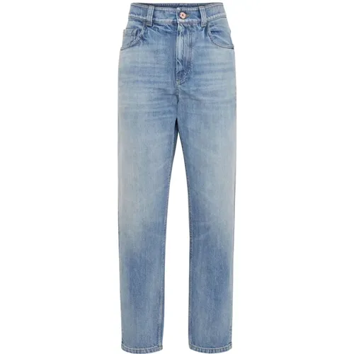 Jeans > Straight Jeans - - BRUNELLO CUCINELLI - Modalova