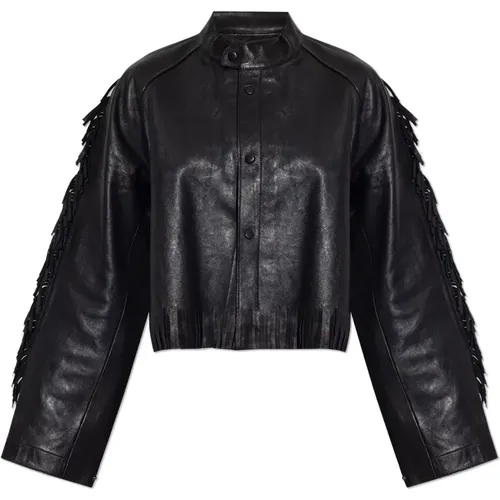 Jackets > Leather Jackets - - Forte Forte - Modalova
