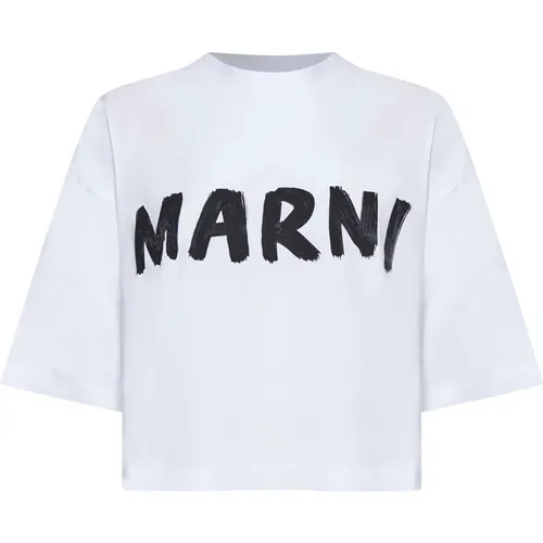 Marni - Tops > T-Shirts - White - Marni - Modalova