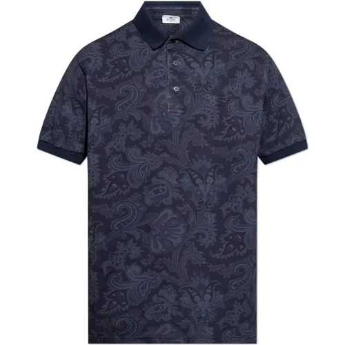 Etro - Tops > Polo Shirts - Blue - ETRO - Modalova