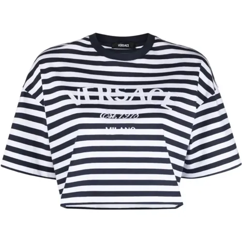 Tops > T-Shirts - - Versace - Modalova