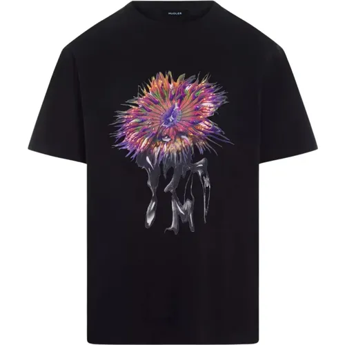 Mugler - Tops > T-Shirts - Black - Mugler - Modalova