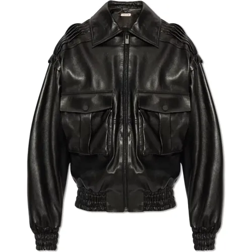 Jackets > Leather Jackets - - The Mannei - Modalova