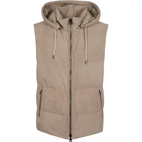 Herno - Jackets > Vests - Beige - Herno - Modalova