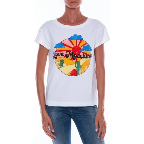 Tops > T-Shirts - - Love Moschino - Modalova