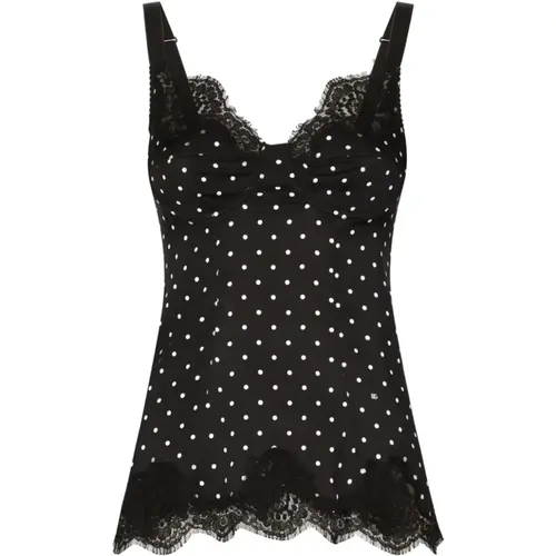 Tops > Sleeveless Tops - - Dolce & Gabbana - Modalova