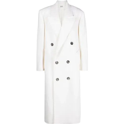 Coats > Double-Breasted Coats - - Ami Paris - Modalova