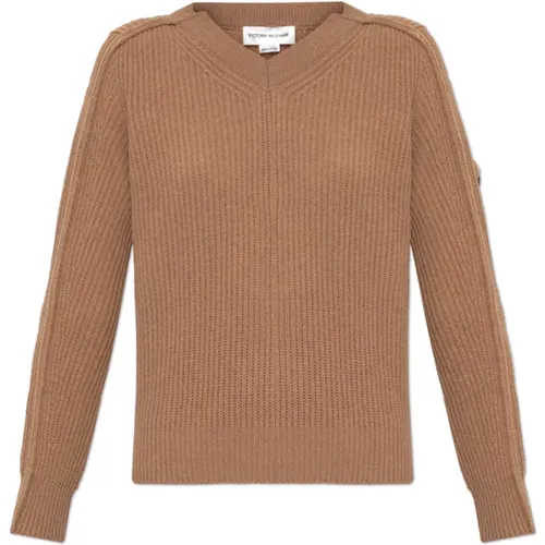 Knitwear > V-neck Knitwear - - Victoria Beckham - Modalova