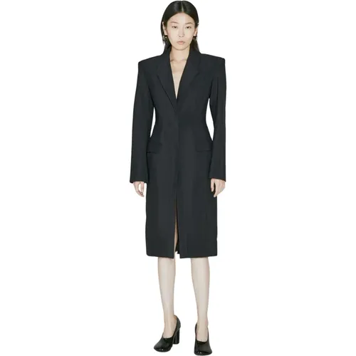 Coats > Single-Breasted Coats - - Mugler - Modalova