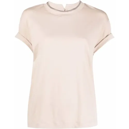 Tops > T-Shirts - - BRUNELLO CUCINELLI - Modalova