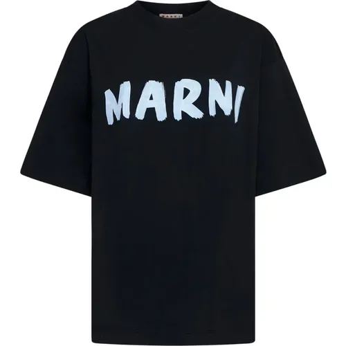 Marni - Tops > T-Shirts - Black - Marni - Modalova