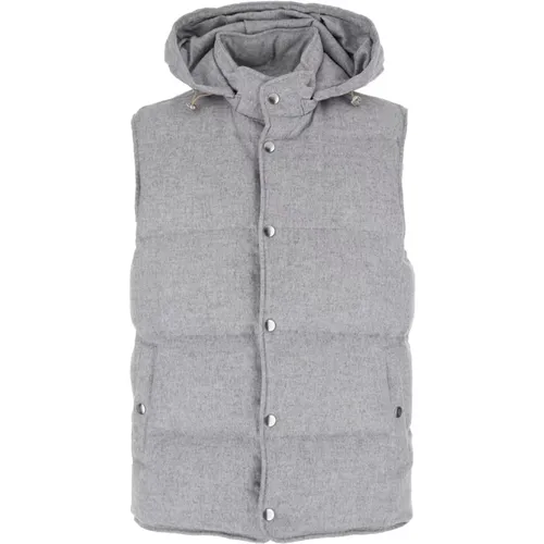 Eleventy - Jackets > Vests - Gray - Eleventy - Modalova