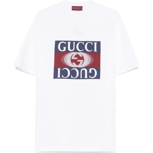 Gucci - Tops > T-Shirts - White - Gucci - Modalova