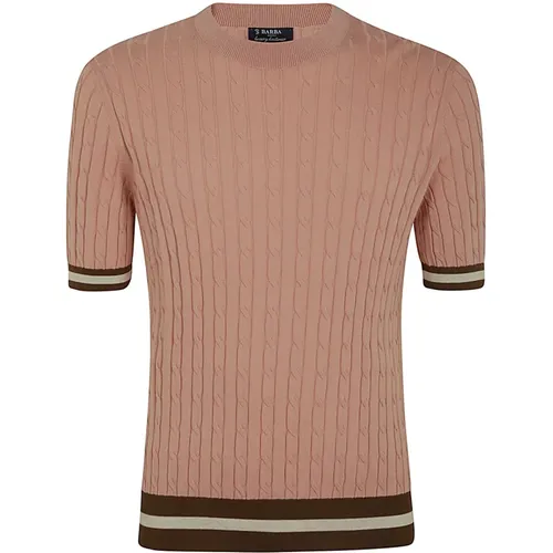 Knitwear > Round-neck Knitwear - - Barba Napoli - Modalova