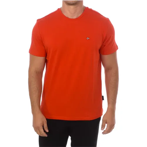 Napapijri - Tops > T-Shirts - Red - Napapijri - Modalova