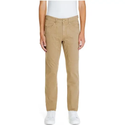 Trousers > Straight Trousers - - Jeckerson - Modalova