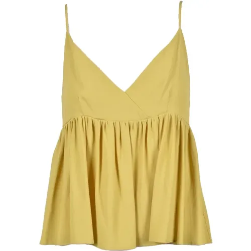 Tops > Sleeveless Tops - - Semicouture - Modalova