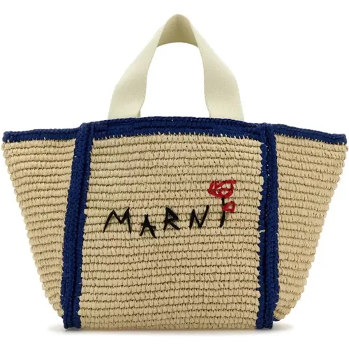 Marni - Bags > Tote Bags - Beige - Marni - Modalova