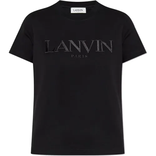 Lanvin - Tops > T-Shirts - Black - Lanvin - Modalova