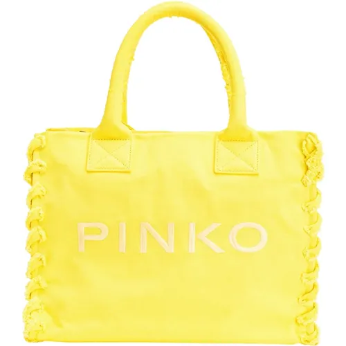 Pinko - Bags > Tote Bags - Yellow - pinko - Modalova