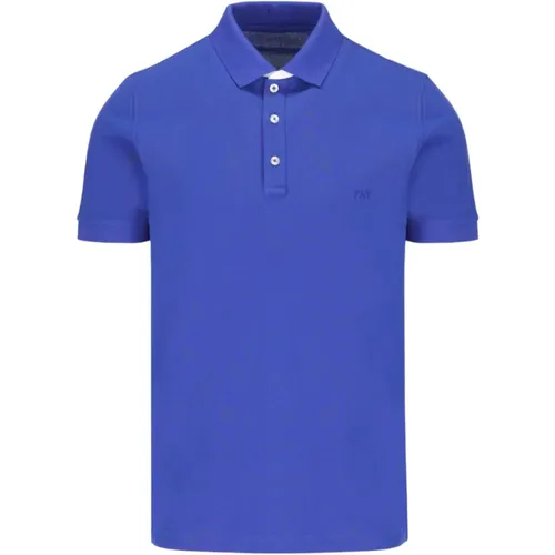 Fay - Tops > Polo Shirts - Blue - Fay - Modalova