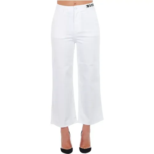 Trousers > Cropped Trousers - - Frankie Morello - Modalova