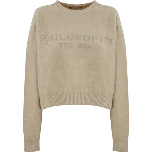 Knitwear > Round-neck Knitwear - - Philosophy di Lorenzo Serafini - Modalova