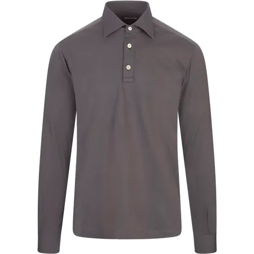 Kiton - Tops > Polo Shirts - Gray - Kiton - Modalova