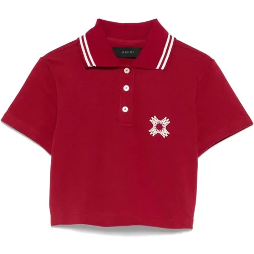 Amiri - Tops > Polo Shirts - Red - Amiri - Modalova